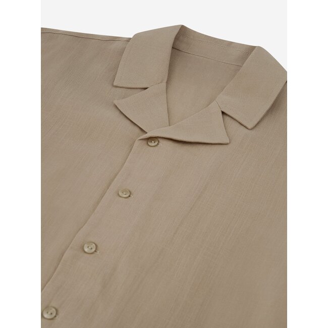Nik&Nik zomer shirt jongens - taupe - Luis