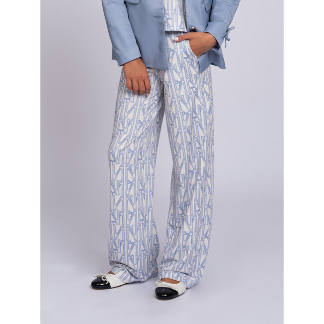 Nik&Nik zomer broek meisjes - neutral, bow - Aalicia