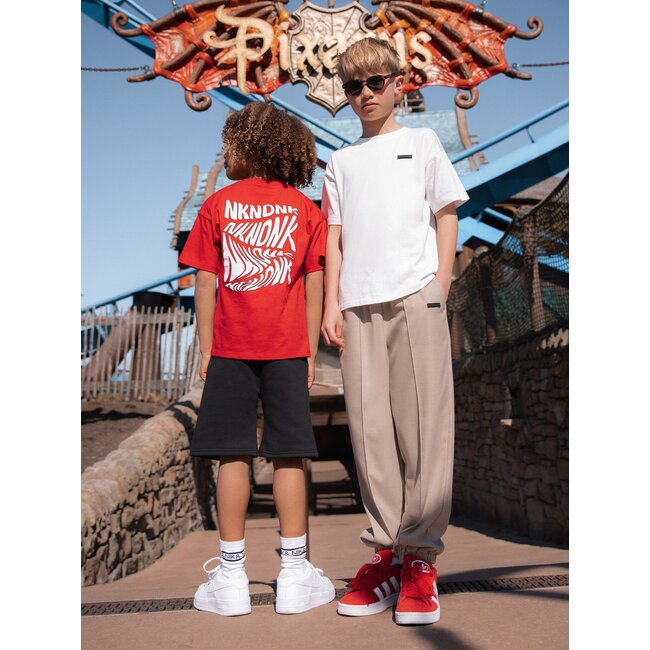 Nik&Nik zomer broek jongens - taupe - Carson