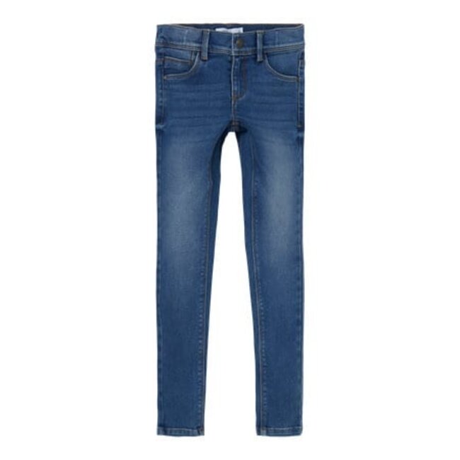 Name it zomer jeans broek meisjes - medium blauw - skinny fit - NkfPolly
