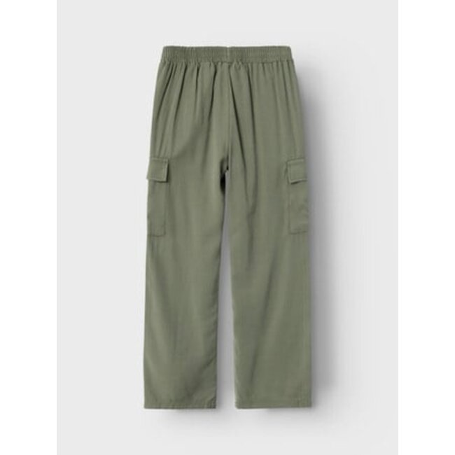 Name it zomer cargo broek meisjes - groen - straight fit - NkfBella