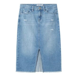 Name it zomer jeans rok lang - licht blauw denim - NkfKat