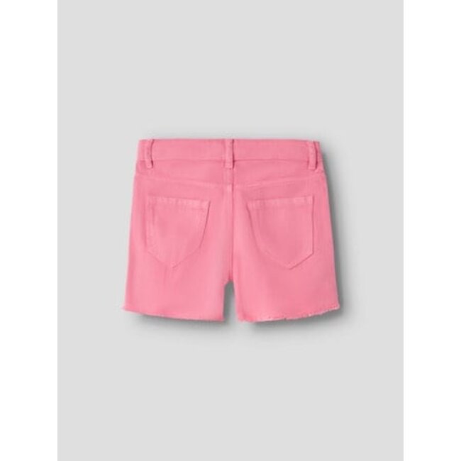 Name it zomer short meisjes - paars - NkfRose - mom fit