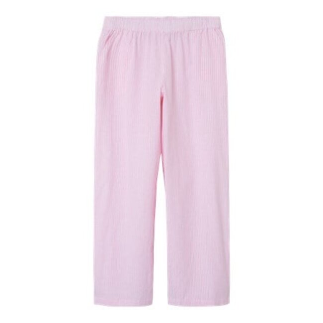 Name it zomer broek meisjes - roze - NknJela - wide leg fit