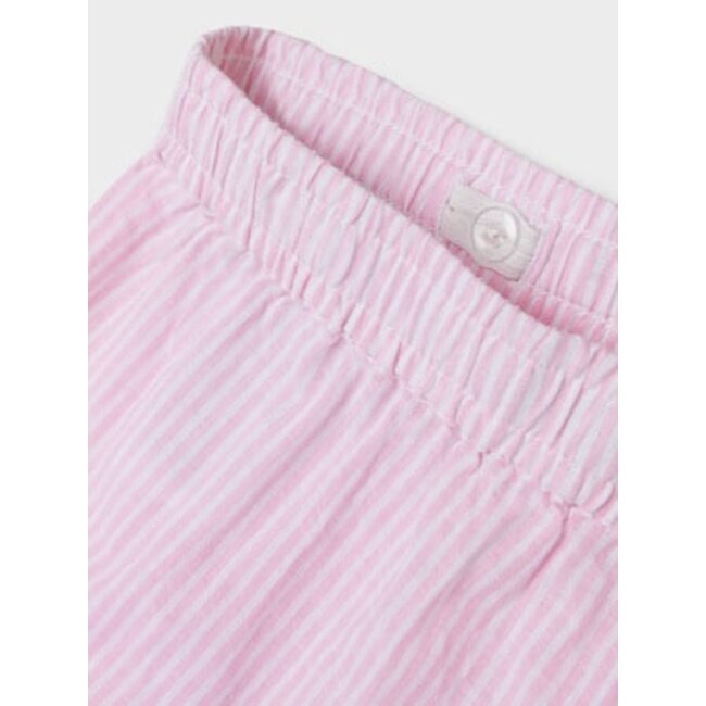 Name it zomer broek meisjes - roze - NknJela - wide leg fit