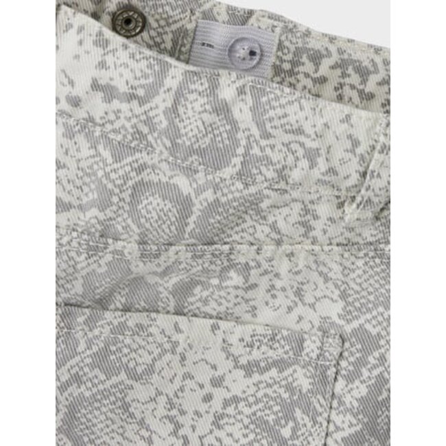 Name it zomer short meisjes - wit - mom fit - NkfRose