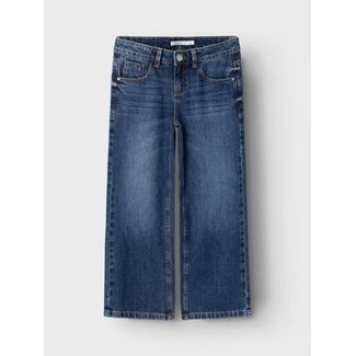 Name it zomer broek meisjes - blauw - bootcut fit - NkfFrikkali