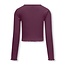 Kids ONLY winter top meisjes - paars - KogNella - stretch fit, longsleeve