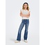 Kids ONLY winter jeansbroek meisjes - blauw - KogJuicy - flared fit