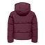 Kids ONLY winter winterjas meisjes - paars - KogDolly - puffer