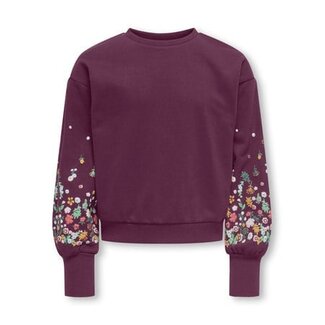 Kids ONLY winter sweater meisjes - paars - KogBrooke - regular fit
