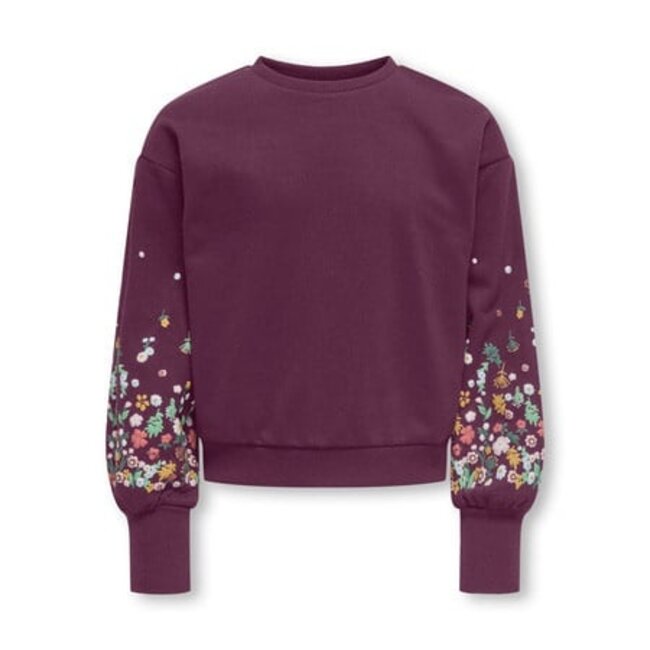 Kids ONLY winter sweater meisjes - paars - KogBrooke - regular fit