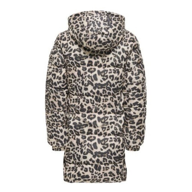 Kids ONLY winter winterjas meisjes - bruin - KogDalia - puffer