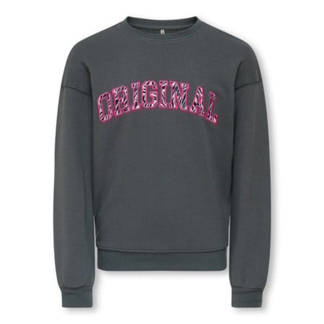Kids ONLY winter sweater meisjes - grijs - KogFrederikka - regular fit