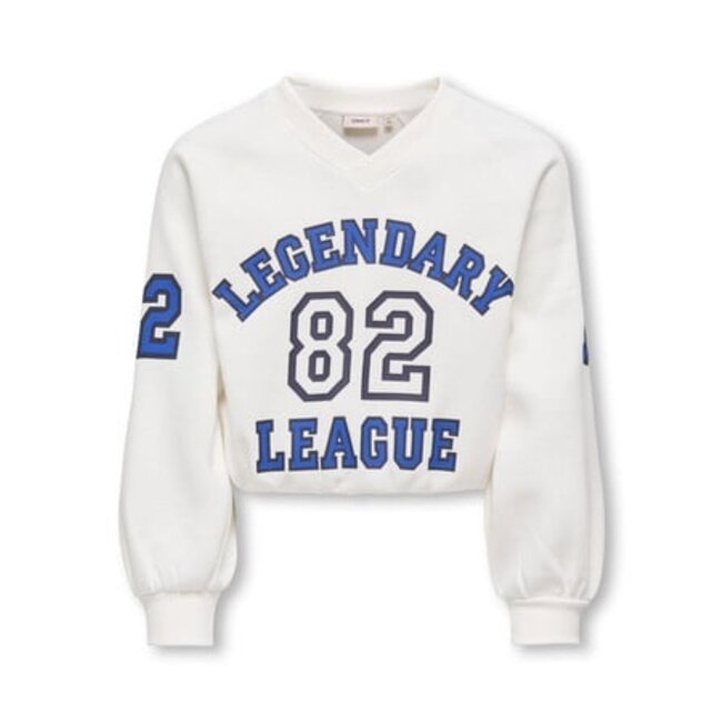 Kids ONLY winter sweater meisjes - wit - KogColetta - regular fit