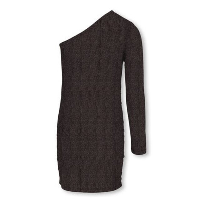 Kids ONLY winter jurk meisjes - zwart - KogQueen - regular fit, glitter