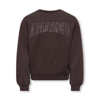 Kids ONLY winter sweater meisjes - zwart - KogKiki - oversize fit