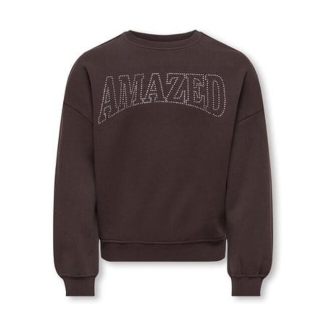 Kids ONLY winter sweater meisjes - zwart - KogKiki - oversize fit
