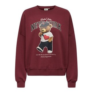 Kids ONLY winter sweater meisjes - paars - KogLinda - regular fit