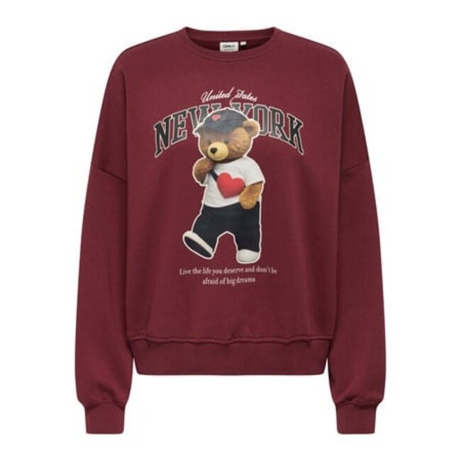 Kids ONLY winter sweater meisjes - paars - KogLinda - regular fit