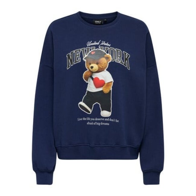 Kids ONLY winter sweater meisjes - blauw - KogLinda - regular fit