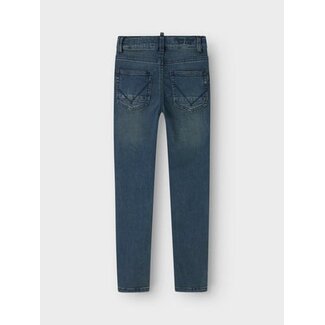 Name it winter jeansbroek jongens - blauw - xslim fit - NkmTheo