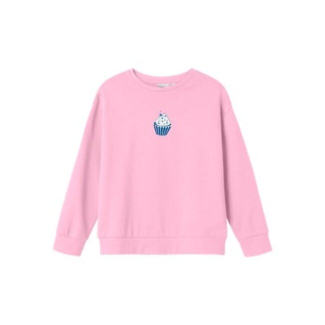 Name it winter sweater meisjes - roze - relaxed fit - NkfNeatas