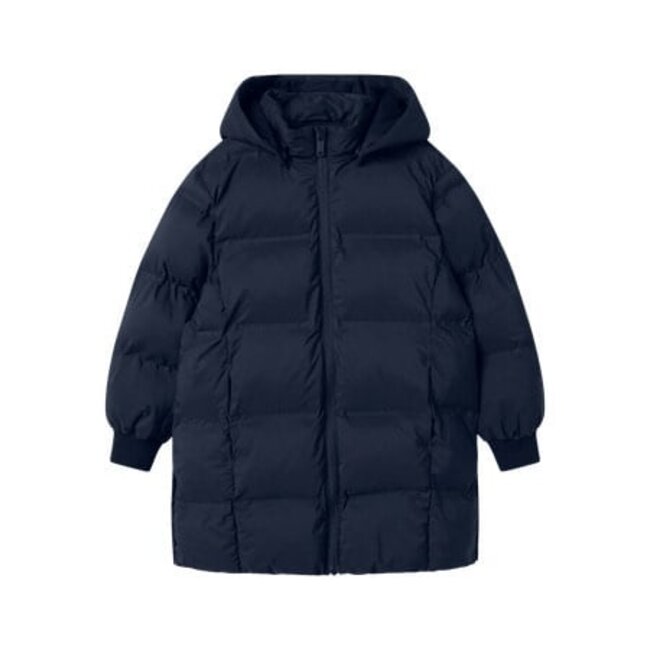 Name it winter winterjas meisjes - blauw - puffer, lang - NkfMusk