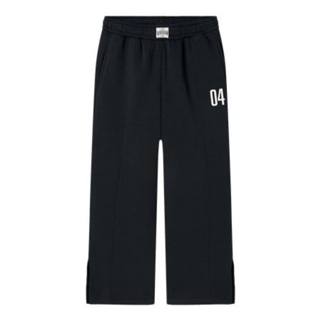 Name it winter sweat broek meisjes - zwart - wide leg fit - NkfOdika