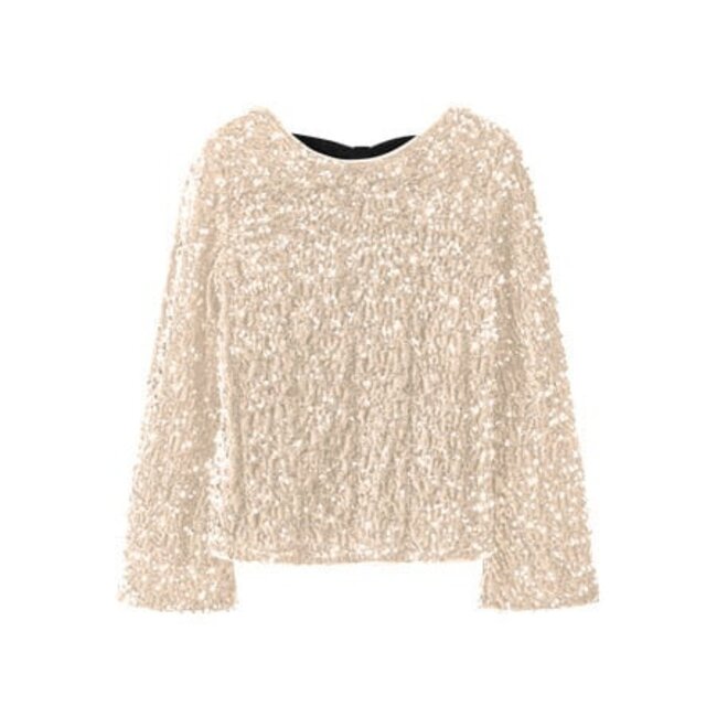 Name it winter blouse meisjes - wit - regular fit - NkfRusitta