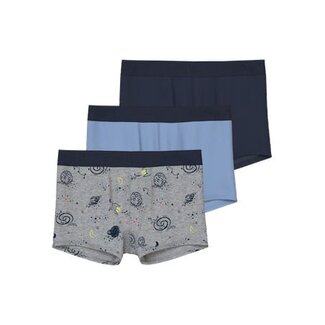 Name it winter ondergoed jongens - grijs - 3p boxer - NkmBoxer