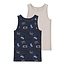 Name it winter ondergoed jongens - blauw - 2p top - NkmTank