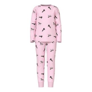 Name it winter pyjama meisjes - roze - NkfNightset