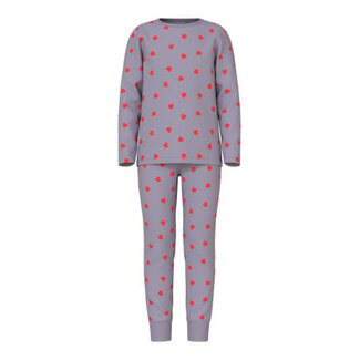 Name it winter pyjama meisjes - paars - NkfNightset