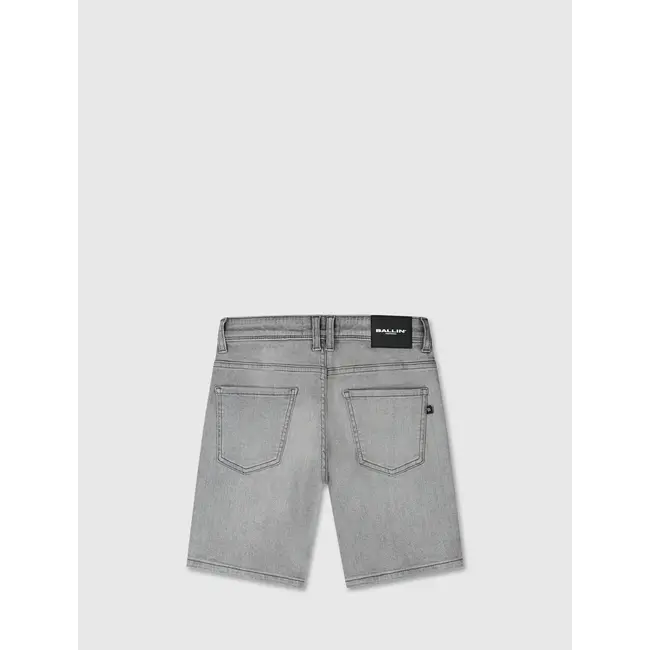 Ballin Zomer jeans short jongens - licht grijs - Jaxx - regular fit