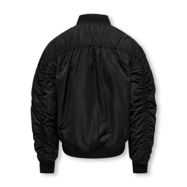 Kids ONLY winter bomberjack meisjes - zwart - KogMinna - gewatteerd