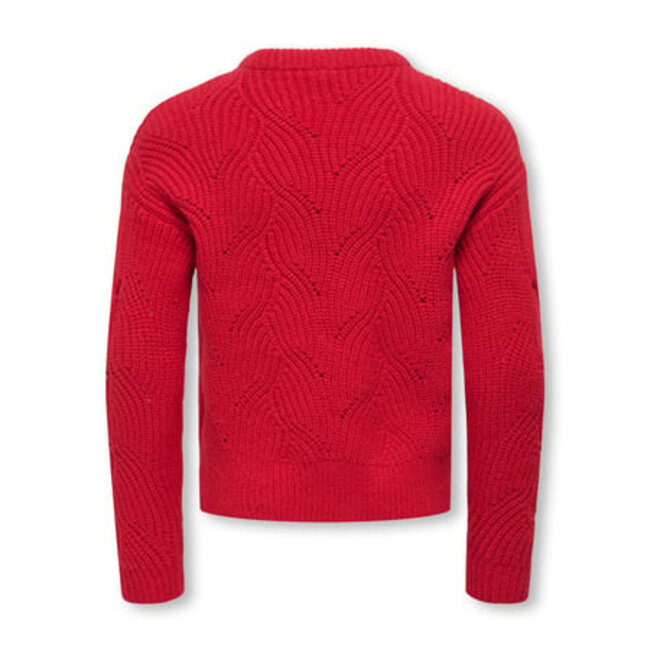 Kids ONLY winter sweater meisjes - rood - KogKatia - regular fit
