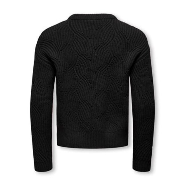Kids ONLY winter sweater meisjes - zwart - KogKatia - regular fit