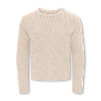 Kids ONLY winter sweater meisjes - wit - KogKatia - regular fit