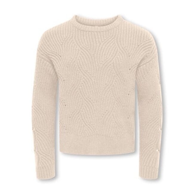 Kids ONLY winter sweater meisjes - wit - KogKatia - regular fit