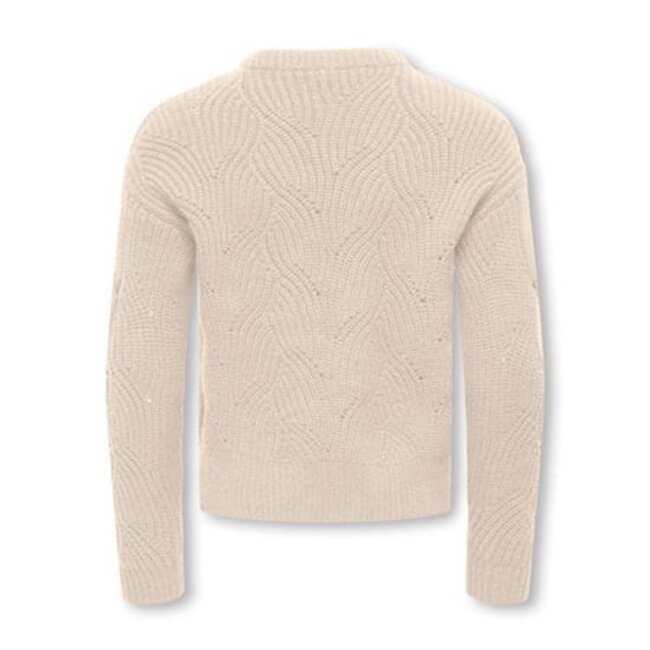 Kids ONLY winter sweater meisjes - wit - KogKatia - regular fit