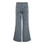 Kids ONLY winter jeansbroek meisjes - grijs - KogJuicy - wide leg fit