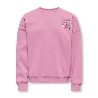 Kids ONLY winter sweater meisjes - roze - KogBila - oversize fit
