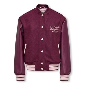 Kids ONLY winter bomberjack meisjes - paars - KogWestcoat