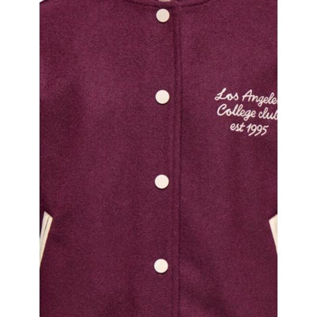 Kids ONLY winter bomberjack meisjes - paars - KogWestcoat