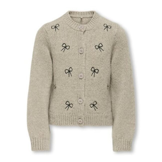 Kids ONLY winter vest meisjes - grijs - KogCody - regular fit, gebreid