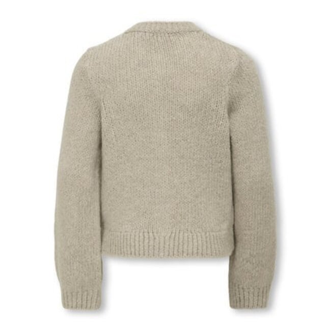 Kids ONLY winter vest meisjes - grijs - KogCody - regular fit, gebreid