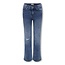 Kids ONLY winter jeansbroek meisjes - blauw - KogJuicy - wide leg fit