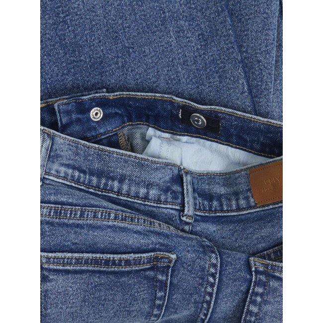 Kids ONLY winter jeansbroek meisjes - blauw - KogJuicy - wide leg fit