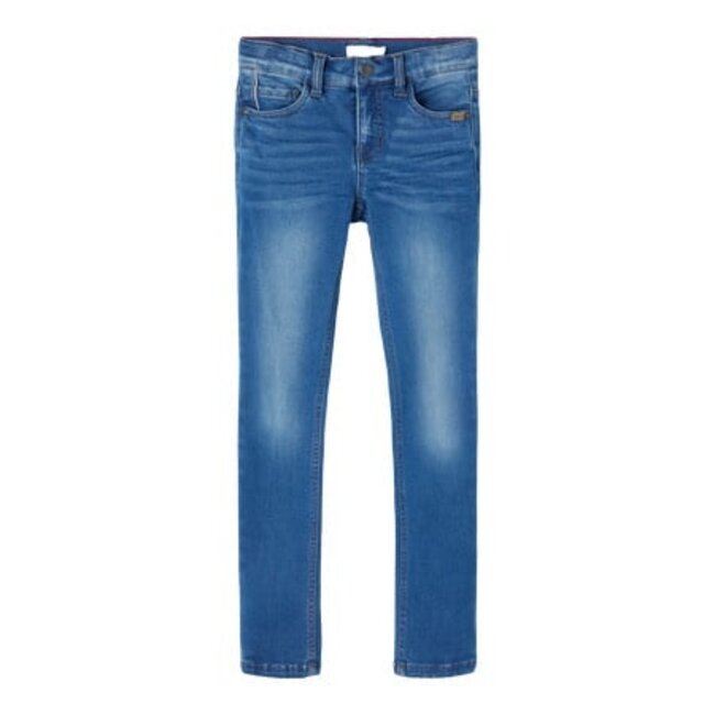 Name it winter jeansbroek jongens - blauw - xslim fit - NkmTheo